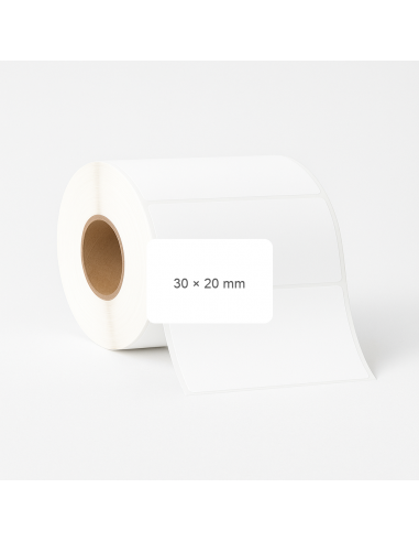 Uzlīmes 30x20mm Thermo ecco (1 rullis...