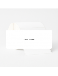 Līmes etiķetes 100x40mm. Vellum. Standarta līmes