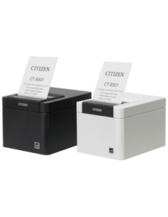 Citizen CT-E601, 8 dots/mm (203 dpi), cutter, USB, black