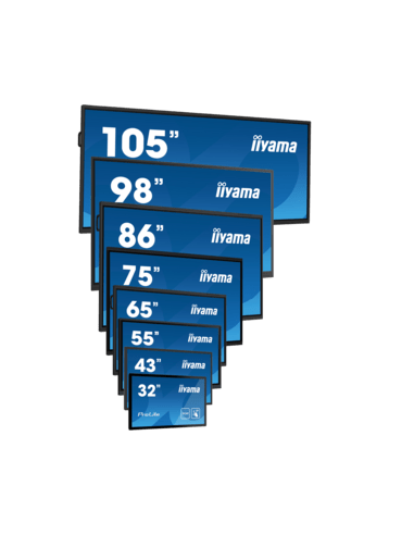 iiyama ProLite TE7513A-B1AG , 190.5 cm (75), PureTouch-IR, 4K, USB-C, RS232, USB, black
