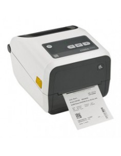 Uzlīmju printeris Zebra ZD420t Healthcare, 8 dots/mm (203 dpi), MS, RTC, EPLII, ZPLII, USB, BT, Wi-Fi, white