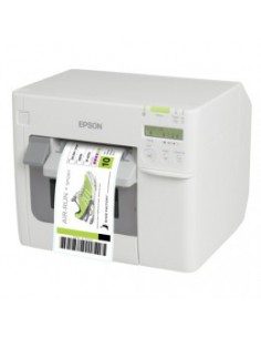 Krāsu uzlīmju printeris Epson ColorWorks C3500 Label Club Bundle 04, cutter, disp., USB, Ethernet, NiceLabel, white