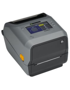 Zebra ZD621d, 8 dots/mm (203 dpi), cutter, disp. (colour), RTC, USB, USB Host, RS232, BT, Ethernet, Wi-Fi, grey