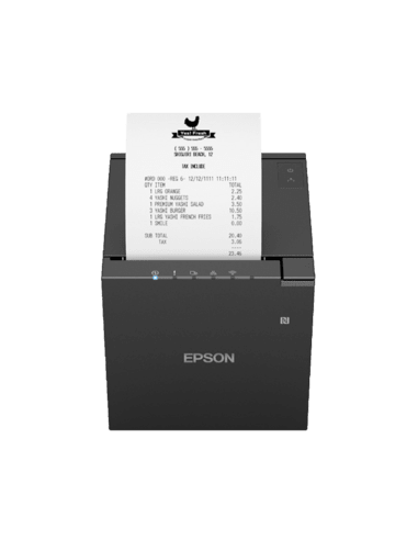 Epson TM-m30III, USB, USB-C, BT, Ethernet, Wi-Fi, 8 dots/mm (203 dpi), cutter, black