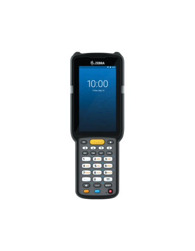 Zebra MC3300x, 2D, SR, SE4770, 10.5 cm (4''), num., Gun, RFID, BT, Wi-Fi, NFC, Android, GMS