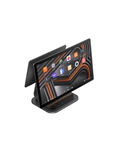 SUNMI T3 PRO, NFC, 39.6 cm (15,6''), Full HD, USB, USB-C, BT (BLE), Ethernet, Wi-Fi, black, orange