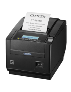 Citizen CT-S801III, 8 dots/mm (203 dpi), cutter, USB, black