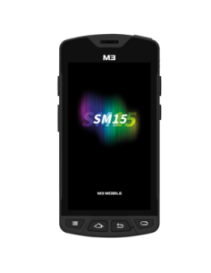 M3 Mobile SM15, 2D, MR, SE4750, 12.7 cm (5), Full HD, GPS, BT (BLE), Wi-Fi, 4G, NFC, Android, GMS, ext. bat.