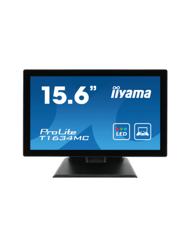 iiyama ProLite T16XX, 39.6 cm (15,6), Projected Capacitive, 10 TP, Full HD, USB, kit (USB), black
