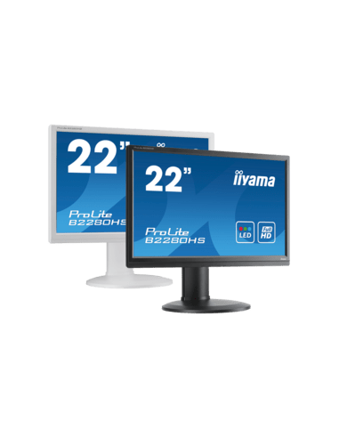 iiyama ProLite XUB2292HSU-W6, 54.6cm (21.5), Full HD, USB, kit (USB), white